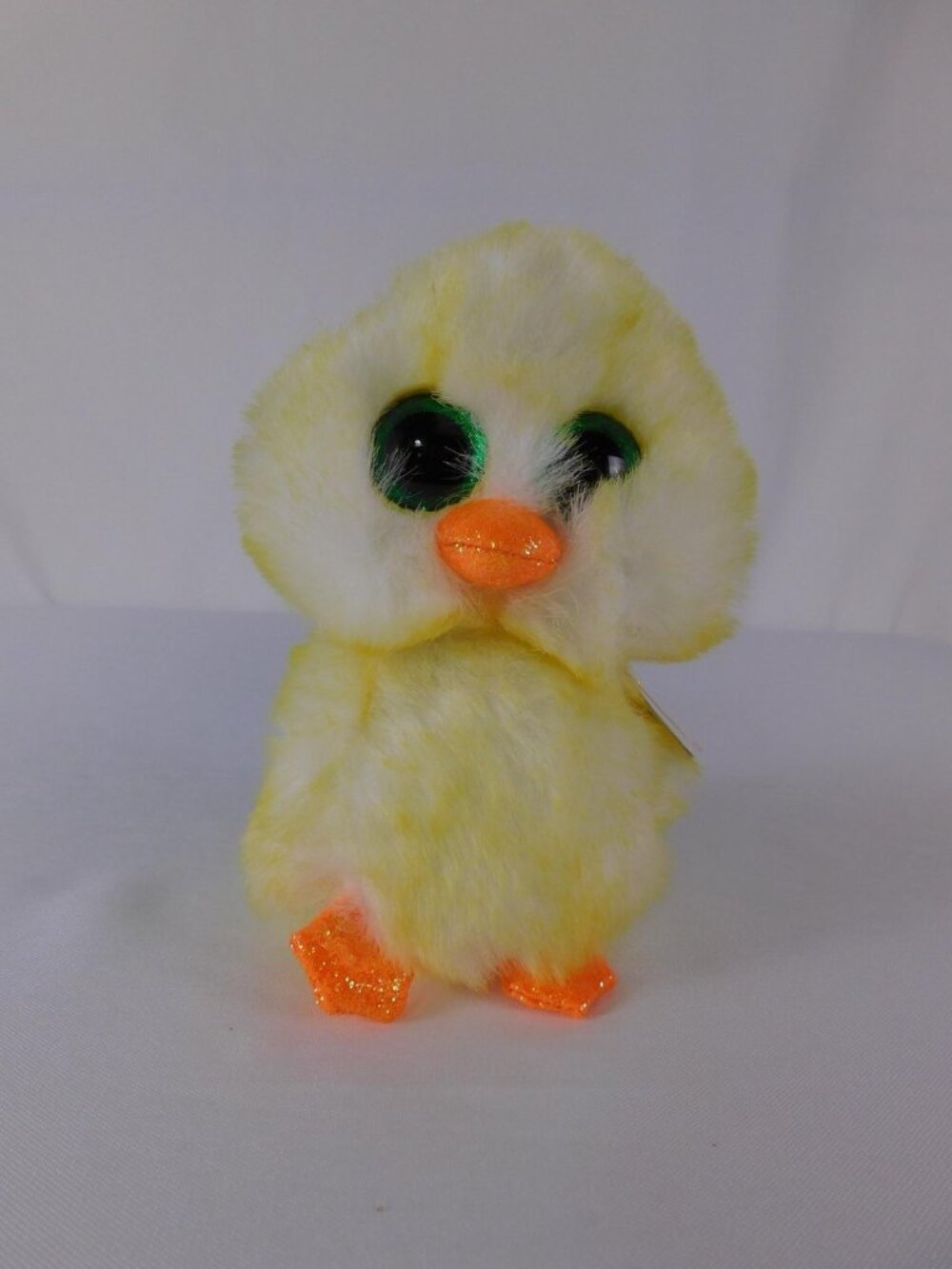 Ty Beanie Boos Lemon Drop Yellow Chick Beanbag Plush Small Easter Toy Stuffed